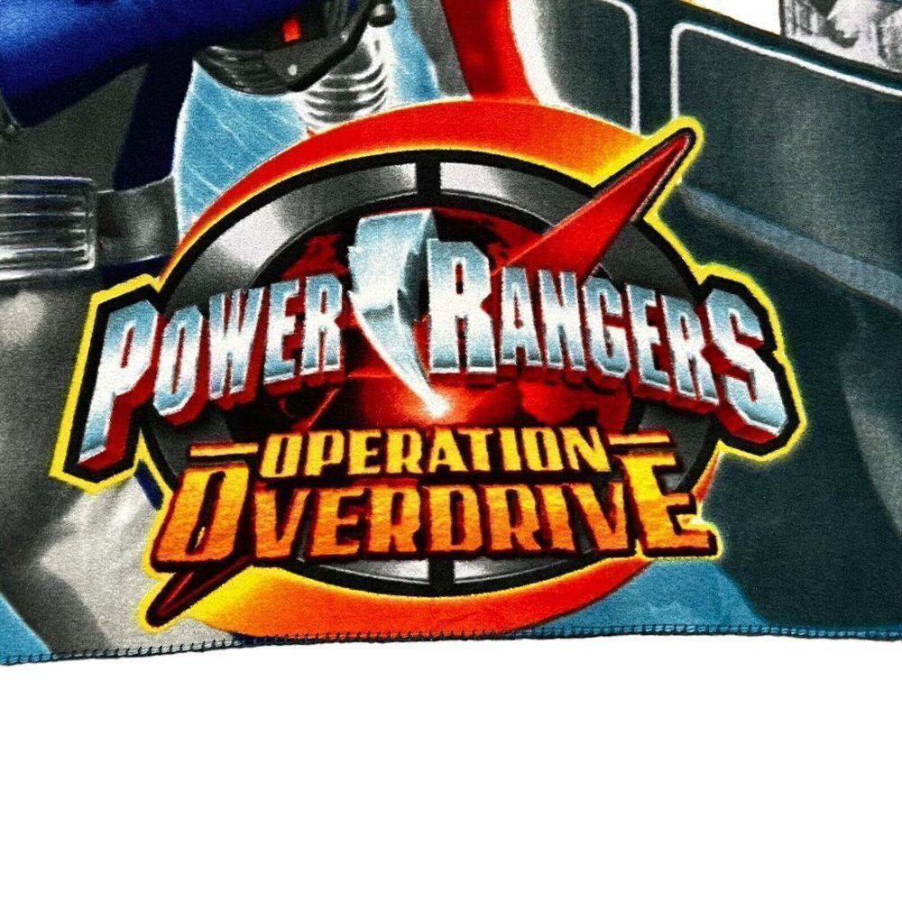 Power Rangers Operation Overdrive Throw Blanket 60”x45” Plush Gift Christmas - Picture 2 of 2